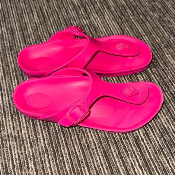 Birkenstock Eva Gizeh Sandals Pink Size 34 Kids - Picture 3 of 7